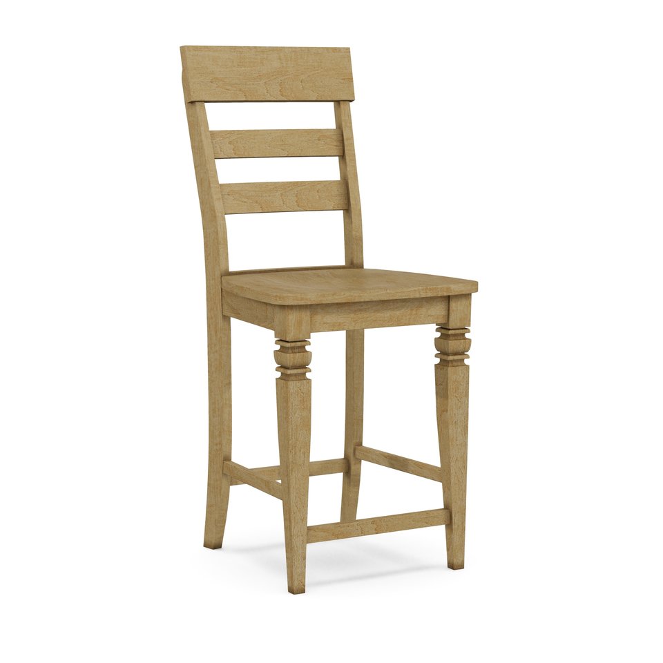 Fancy Ladder Back Stool