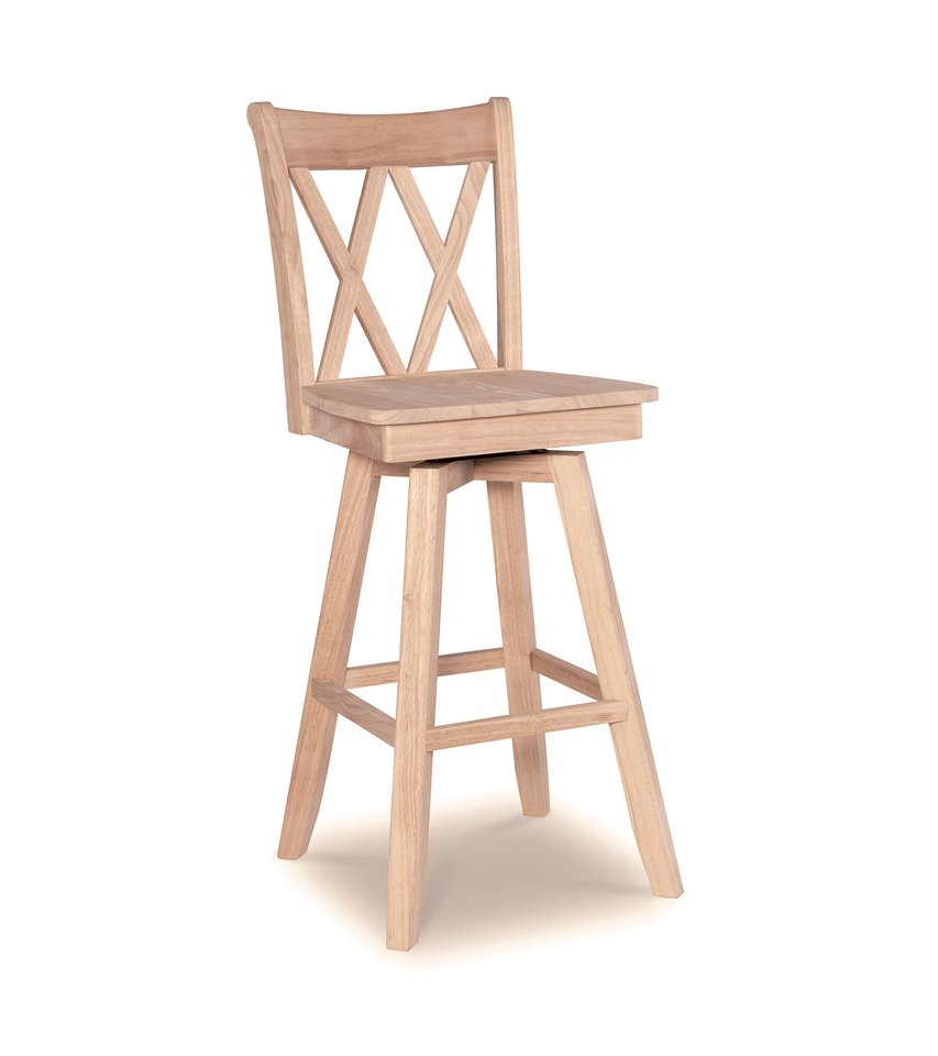 Double X Back Stool