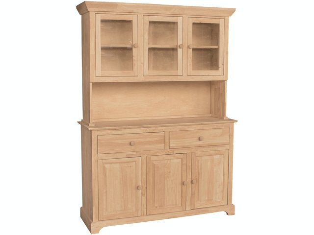 3 Door Server/Buffet With Hutch
