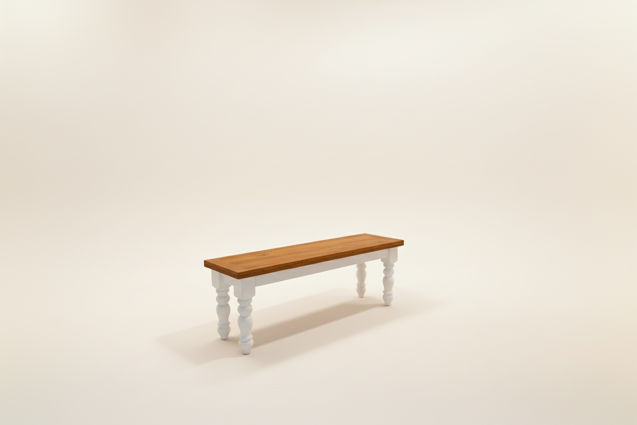 Ryder Turned-Leg Bench