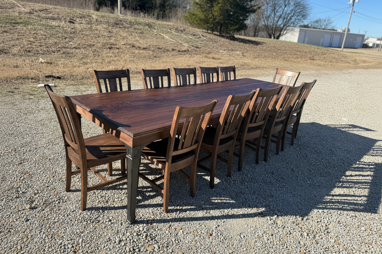 Modern Slat Back Dining Chair