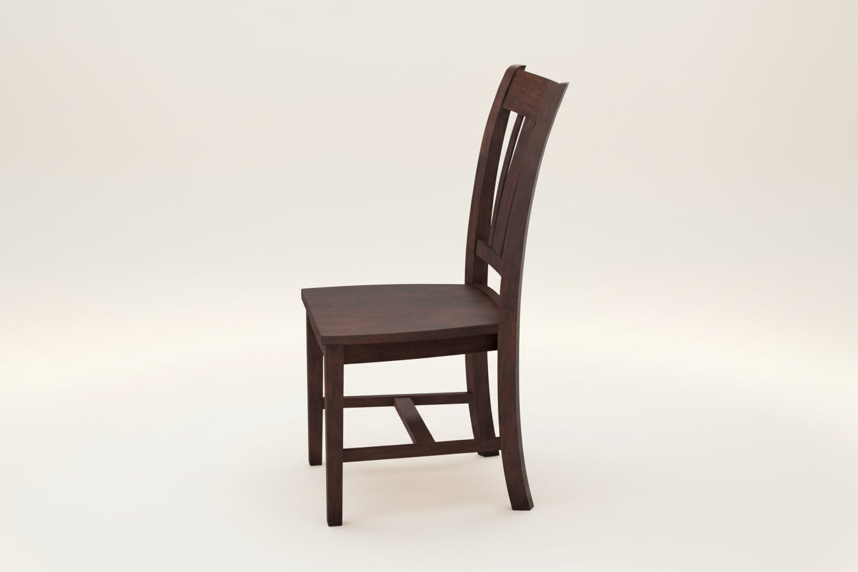 Modern Slat Back Dining Chair
