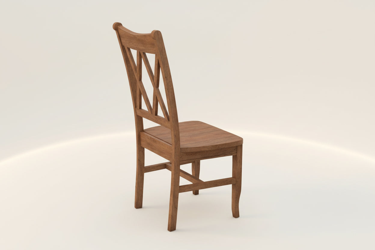 Double X Back Chair