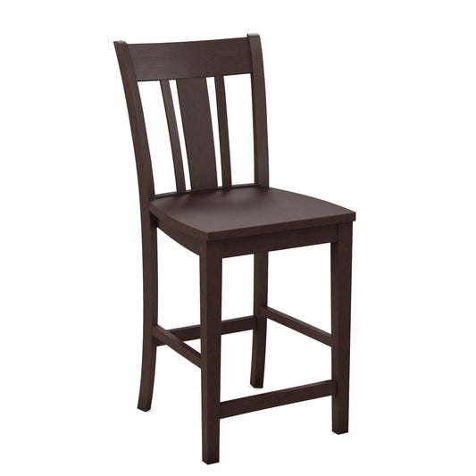Modern Slat Back Dining Stool