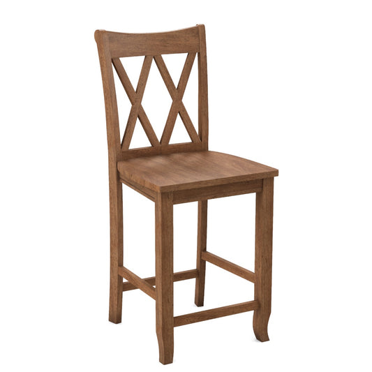 Double X Back Stool