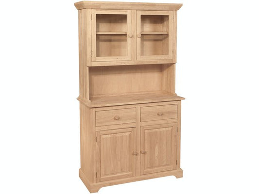 2 Door Server/Buffet With Hutch