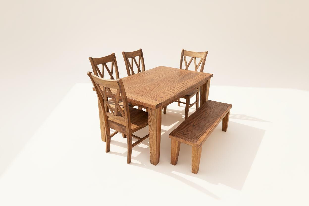 Tupelo Taper-Leg Bench