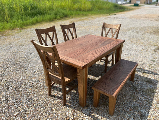 Tupelo Taper-Leg Bench