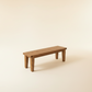 Tupelo Taper-Leg Bench